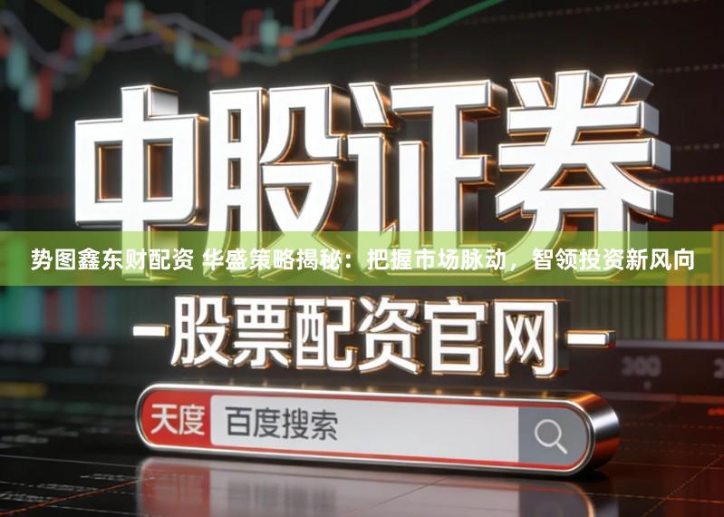 势图鑫东财配资 华盛策略揭秘：把握市场脉动，智领投资新风向