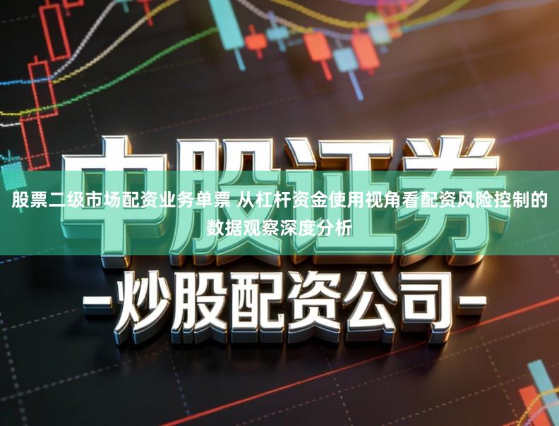 股票二级市场配资业务单票 从杠杆资金使用视角看配资风险控制的数据观察深度分析