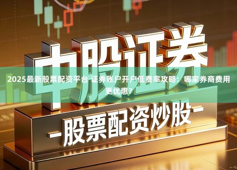 2025最新股票配资平台 证券账户开户低费率攻略:哪家券商费用更优惠?